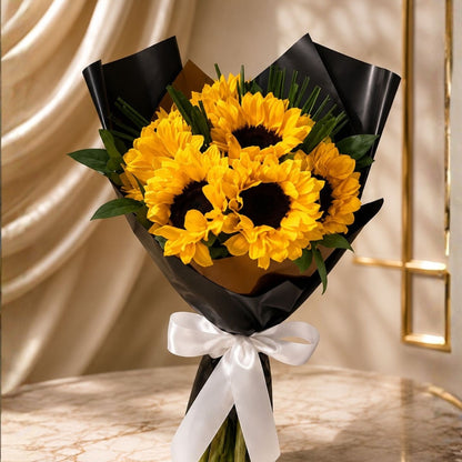 Eternal Glow – Sunflower Bouquet