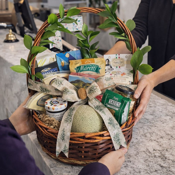 corporate gourmet basket fruits snacks chocolate cheese zulove puerto rico