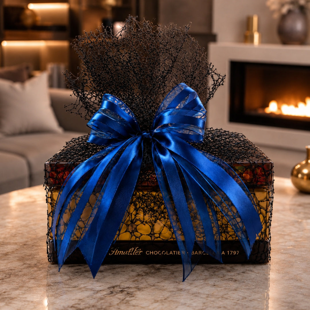 caja elegante torre de chocolates surtidos gourmet puerto rico