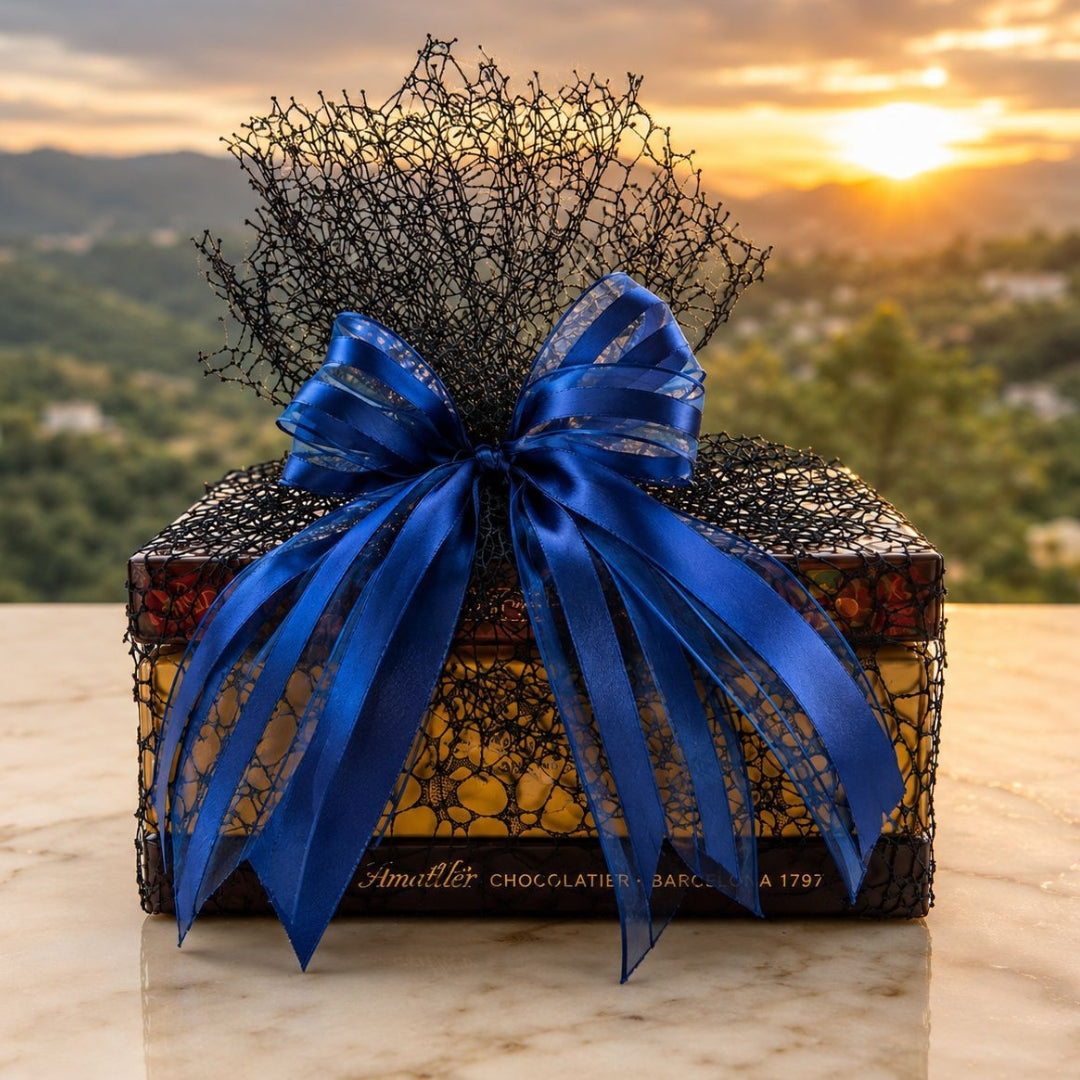 caja elegante torre de chocolates surtidos gourmet puerto rico