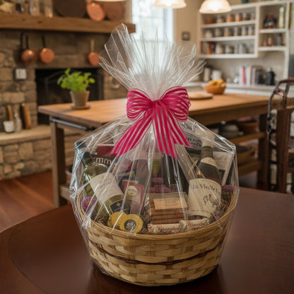 Sinfonía Dorada – Cesta de Celebración Gourmet