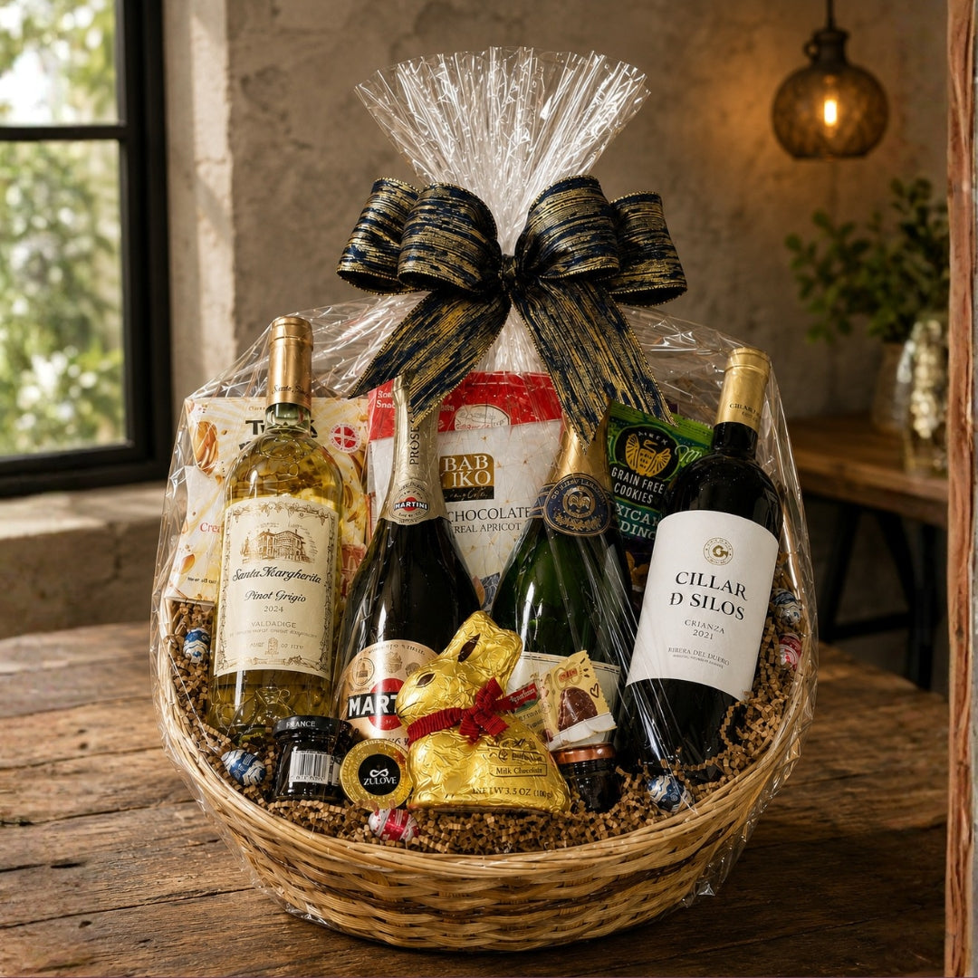Golden Symphony – Canasta Gourmet de Celebración