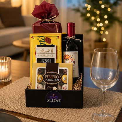 Good Taste Box – Wine & Assorted Chocolates