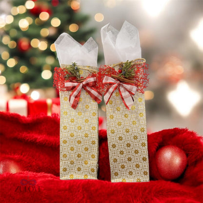Holiday Wine Bag – Elegant Seasonal Gift Bag