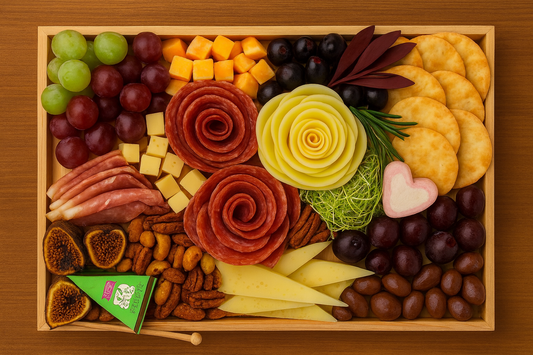 Rectangular Shared Delight – Fruits, Cheese & Charcuterie