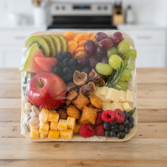 Lush Harmony – Gourmet Fruit & Cheese Tray