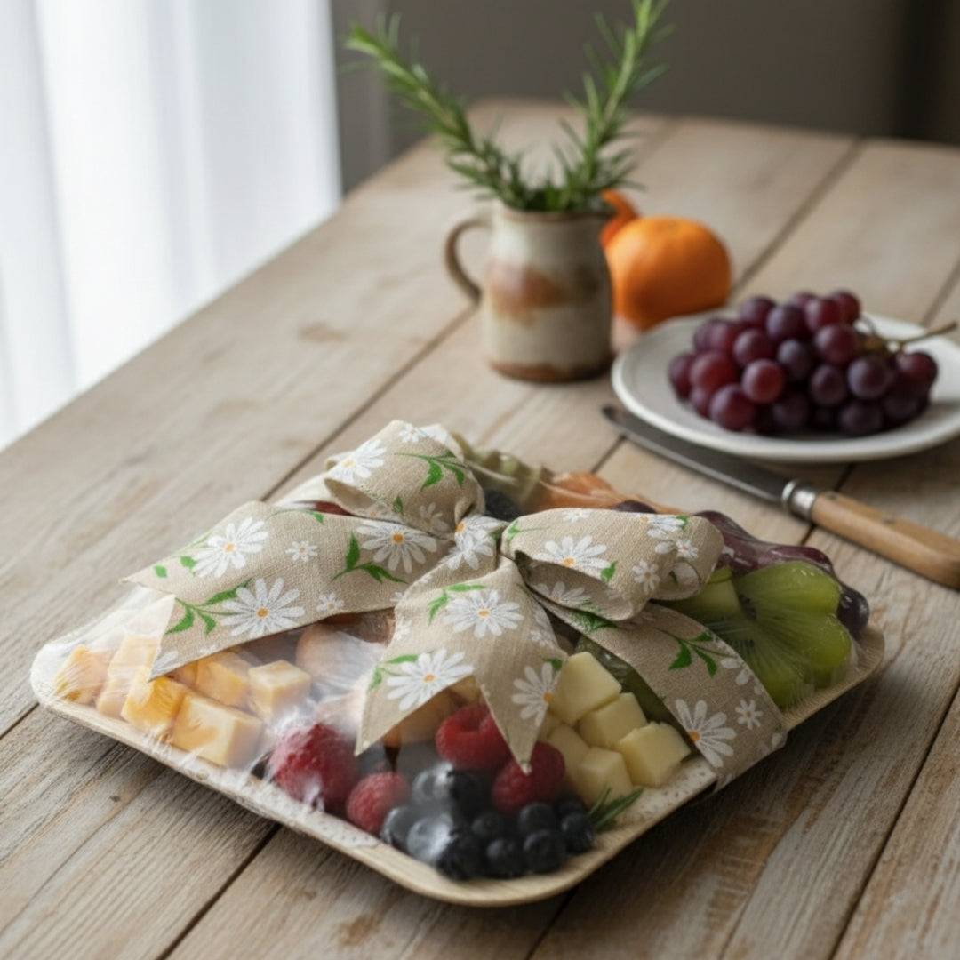 Lush Harmony – Gourmet Fruit & Cheese Tray