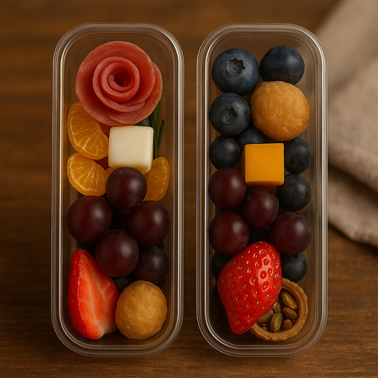 Mini Delight – Individual Charcuterie with Fruits & Sweets