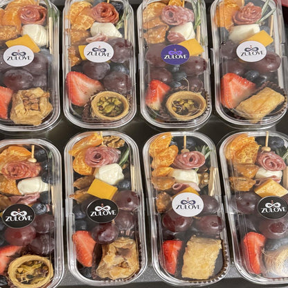 Mini Delight – Individual Charcuterie with Fruits & Sweets