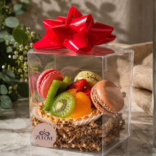 Mini Sweet Box – Macaron & Fruit Tart