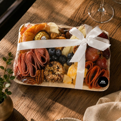 Rectangular Shared Delight – Fruits, Cheese & Charcuterie