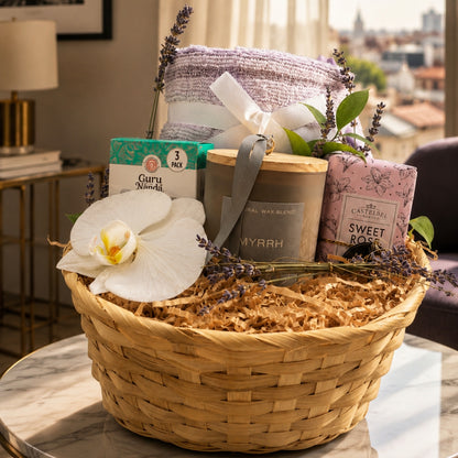 Serenity Lavender – Canasta de Relajación con Toques de Lavanda