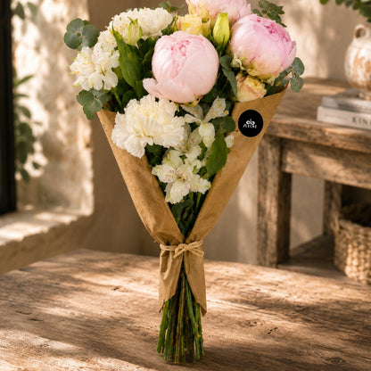 bouquet peonias flores elegantes puerto rico
