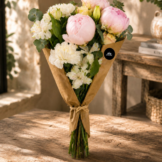 peony garden bouquet puerto rico elegant
