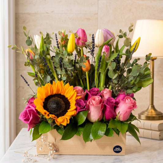 Zulove Solara – Edición Floral en Base de Madera
