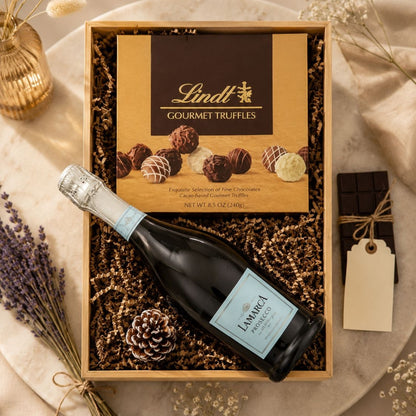 Sweet Temptation 1 – Vino Espumoso y Chocolate Gourmet