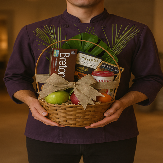 Sweet Gratitude Basket – Chocolates, Fruits & Timeless Treats