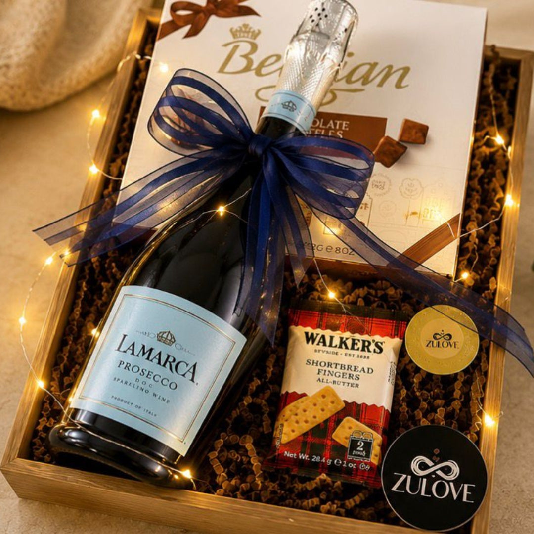 Sweet Temptation 1 – Vino Espumoso y Chocolate Gourmet