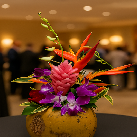 Tropical Spirit – Exotic Caribbean Floral Arrangement