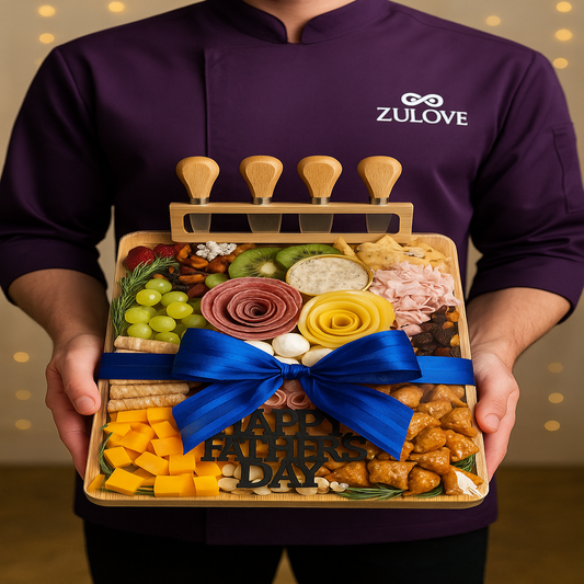 Rectangular Shared Delight 2 – Fruits, Cheese & Charcuterie