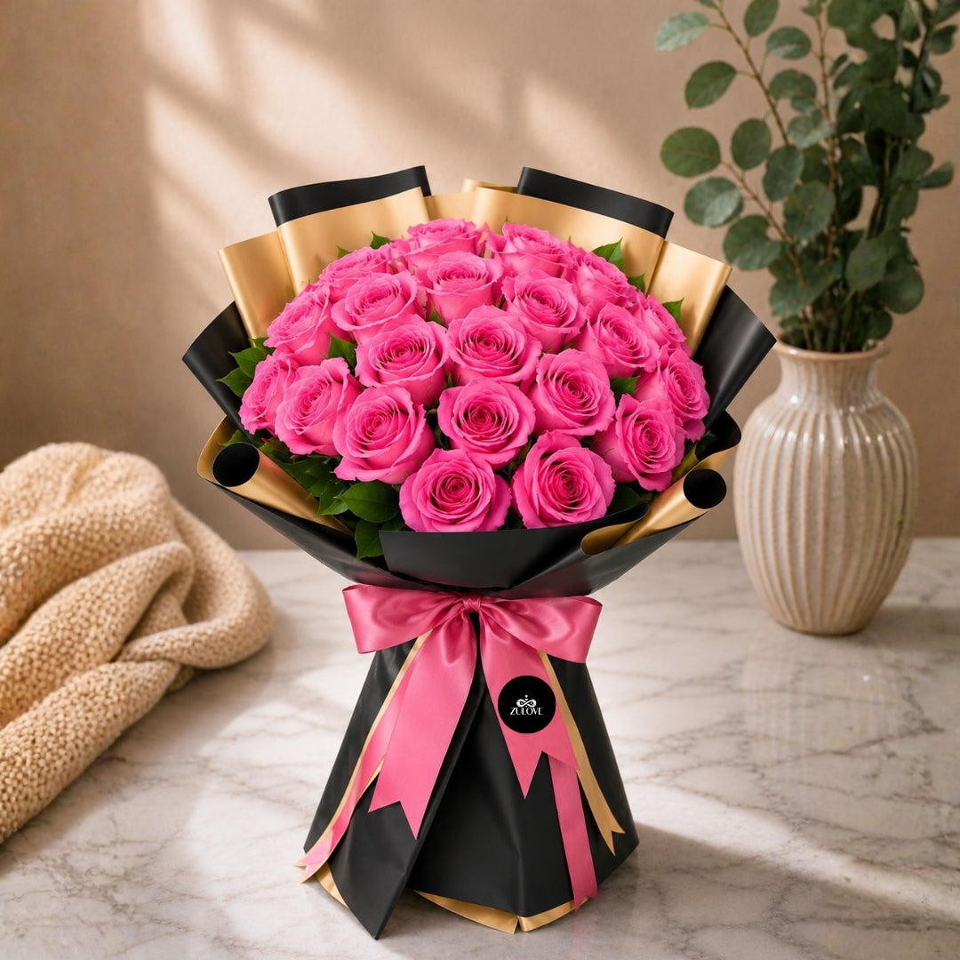 Zulove Classic Bouquet - 24 Roses Your Way