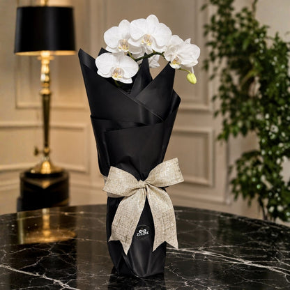 Zulove Wine 4 – White Orchid Wrapped Wine
