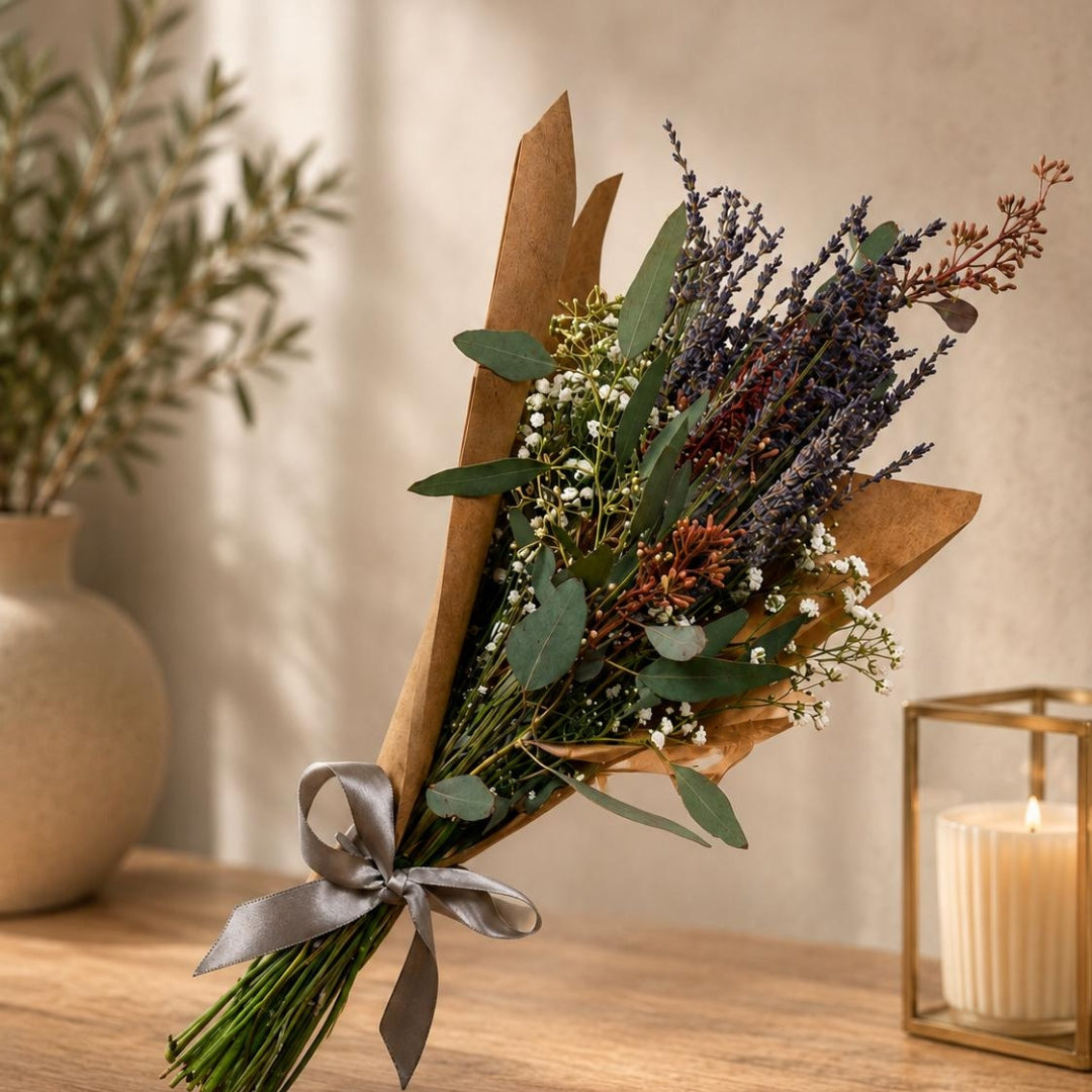 Zulover Lavender – Lavender Bouquet with Eucalyptus & Baby’s Breath