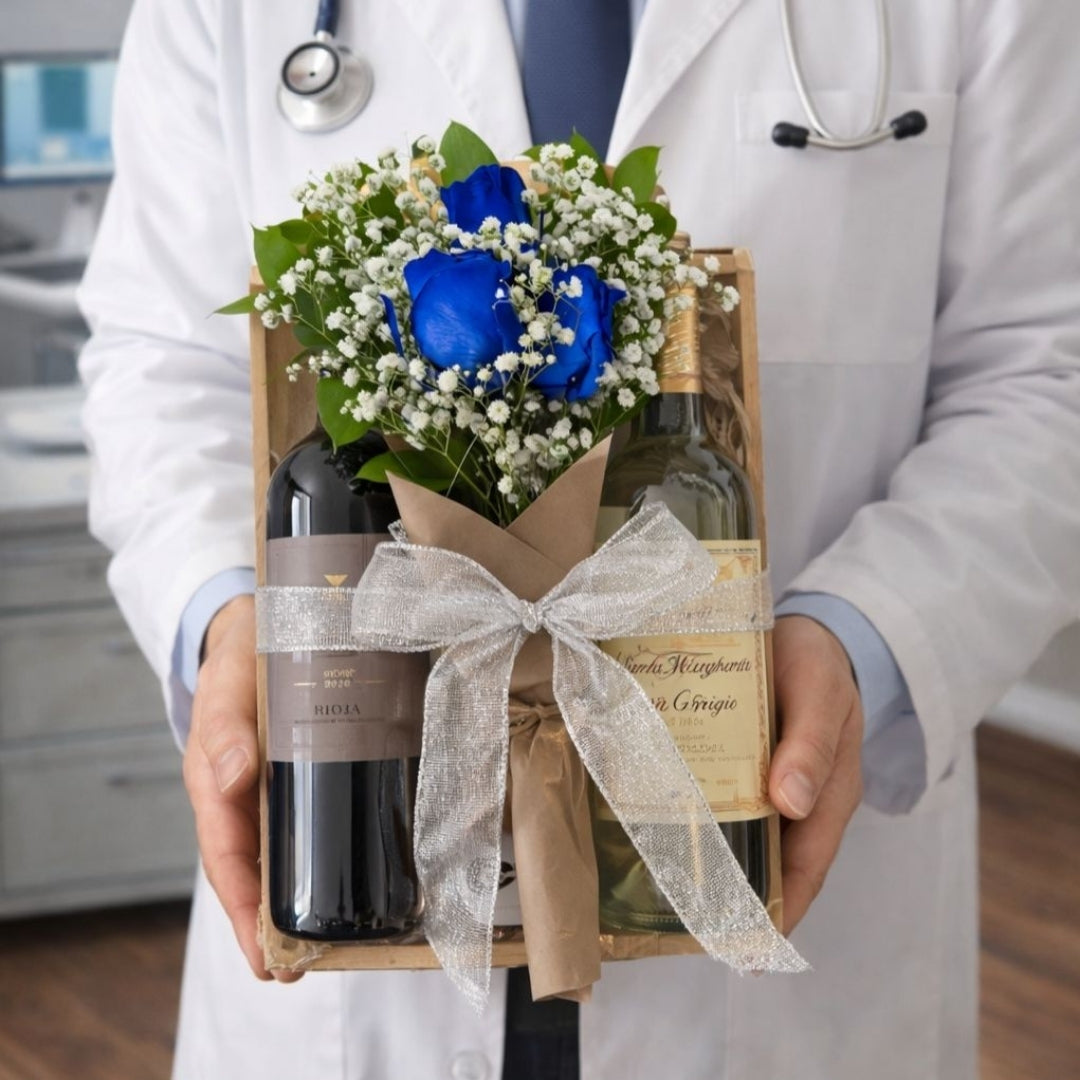 Premium Flavor Duo – Vinos Tinto y Blanco con Chocolate