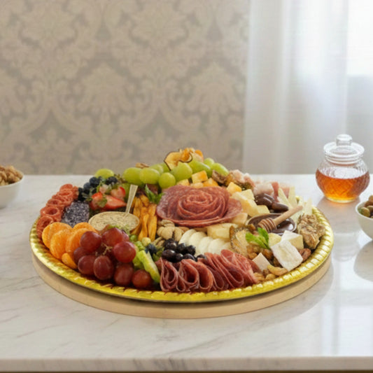 Round Shared Delight 1 – Frutas, Quesos & Charcuteria