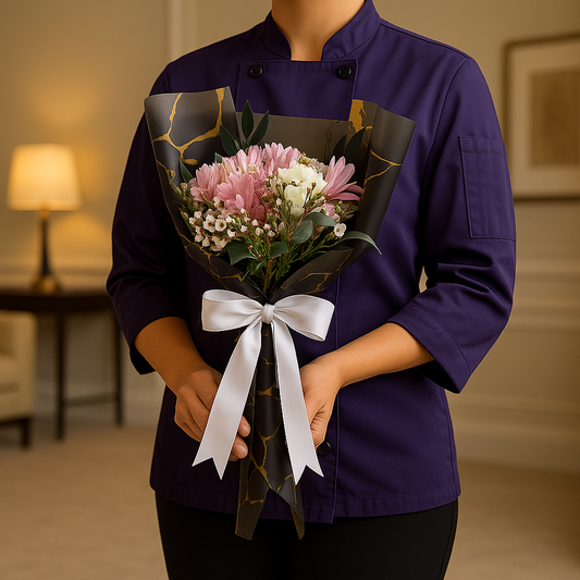 Serene Sweetness - Alstroemerias, Hydrangeas & Wax Bouquet